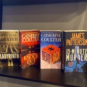 Catherine Coulter and James Patterson paperback preowned good condition.